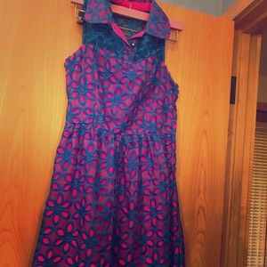 Lilly Pulitzer collared eyelet dress